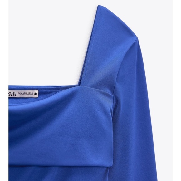 Zara ASYMMETRICAL BODYSUIT
BLUISH​ - Picture 4 of 4